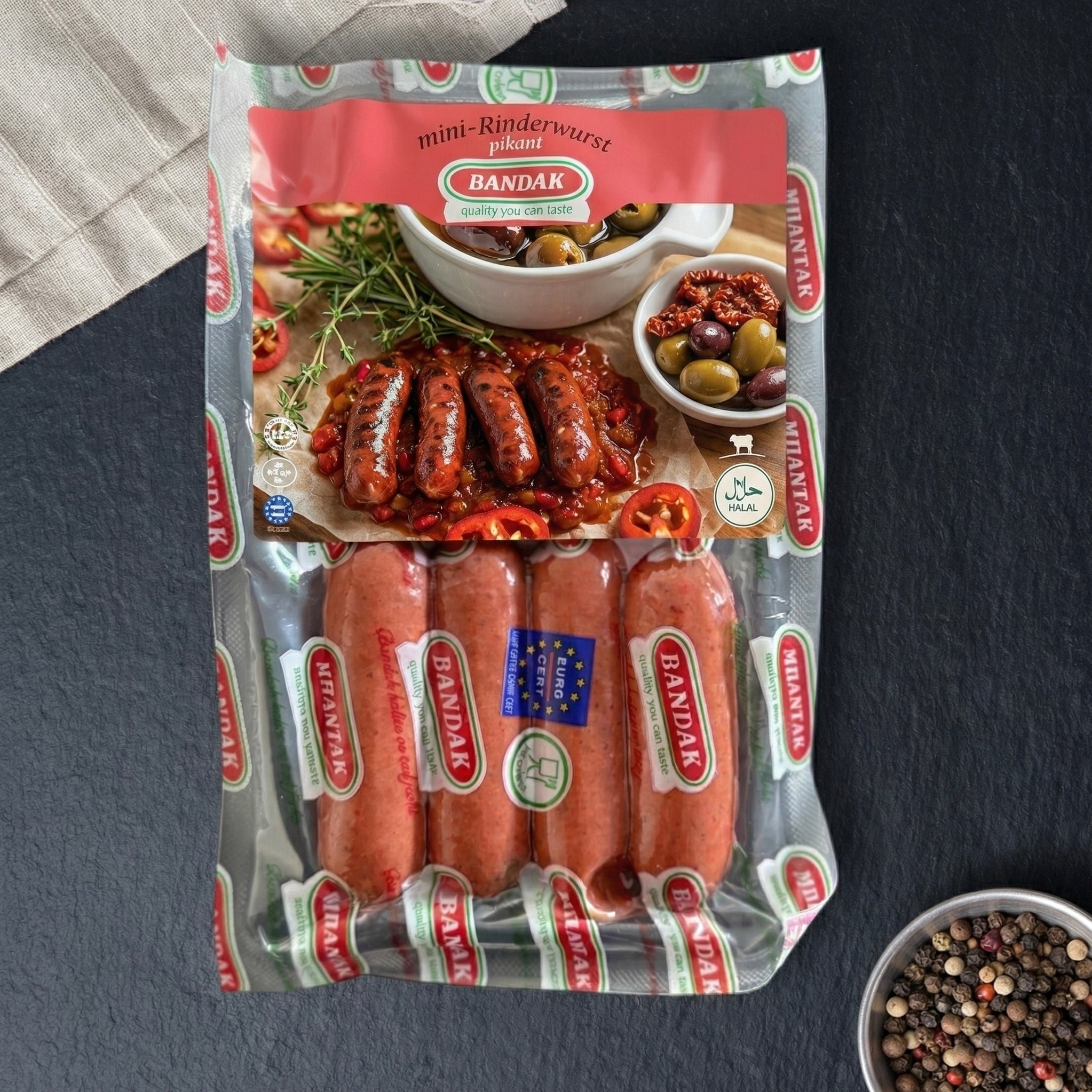 Bandak Rinderwurst pikant